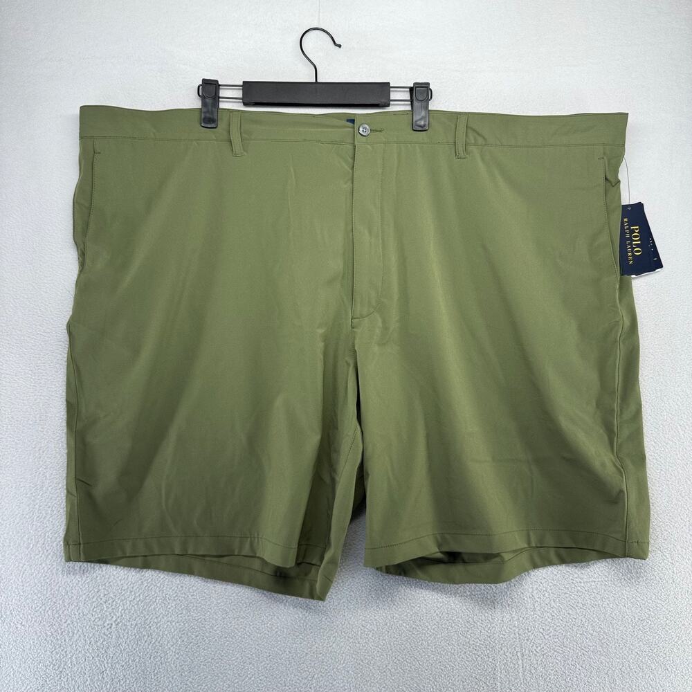 Ralph Lauren Shorts men's 52B 52 Big Green Tech Performance Golf Wicking NEW